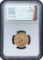 1932  Gold Sovereign South Africa Mint  NGC MS62