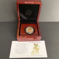 1957 Full Gold Sovereign  Luxury Wooden Case