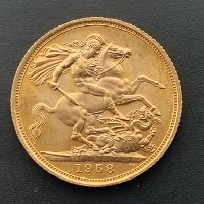 1958 Gold Sovereign