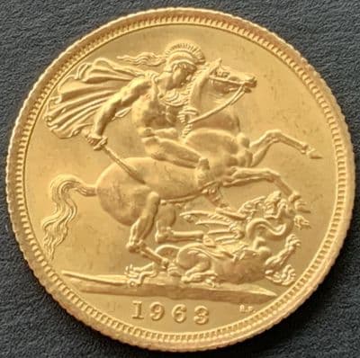 1963 Full Gold Sovereign