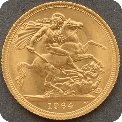 1964 Full Gold Sovereign