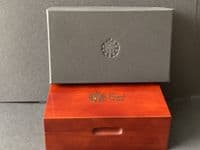 1966 & 2026 Full Gold Sovereigns  Happy 60th Birthday in a  Luxury Wooden Case
