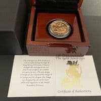 1968 Gold Sovereign coin  in a Luxury Wooden Case