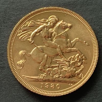 1980   Full Gold Sovereign