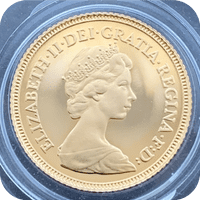 1980 Proof Half  Gold Sovereign