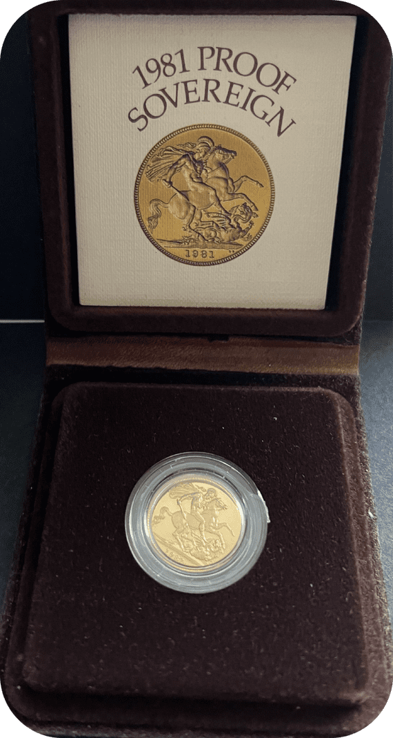 1981  Proof Full Gold Sovereign