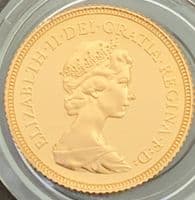 1982 Proof Half  Gold Sovereign