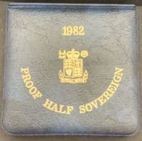 1982 Proof Half  Gold Sovereign