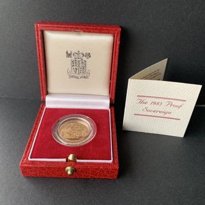 1983  Proof Full Gold Sovereign