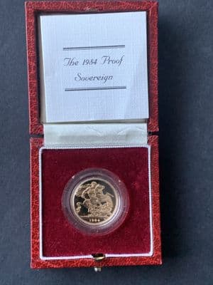 1984  Proof Full Gold Sovereign