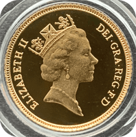 1985 Proof Half  Gold Sovereign