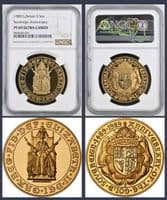 1989 Gold £5 Proof Sovereign NGC PF69