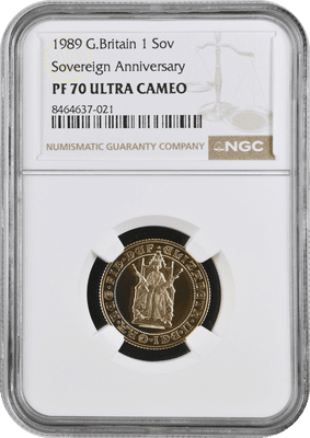1989 Proof Full Sovereign NGC PF70