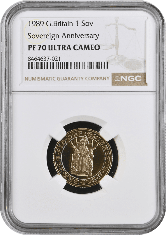 1989 Proof Full Sovereign NGC PF70