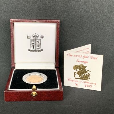 1993 Proof Full Gold Sovereign