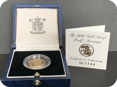 1996 Proof Half Gold Sovereign