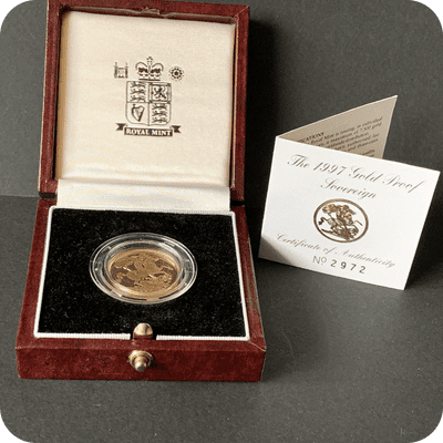 1997 Proof Full Gold Sovereign