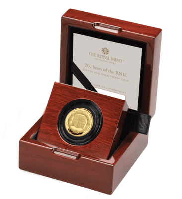 200 Years of the RNLI 2024 UK 1/4oz Gold Proof Coin Limited Edition 500