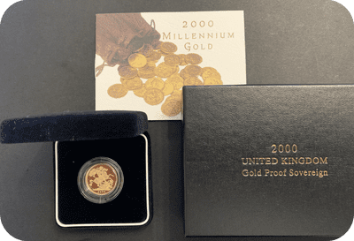 2000 Proof Full Gold Sovereign