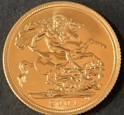 2001 Gold Sovereign