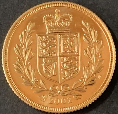2002 Gold Sovereign