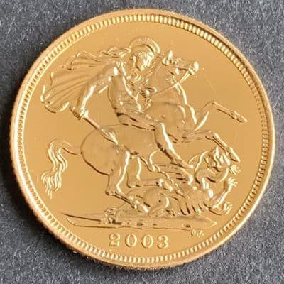 2003 Gold Sovereign