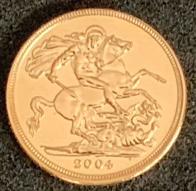 2004 Gold Sovereign