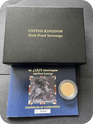 2004 Proof Full Gold Sovereign