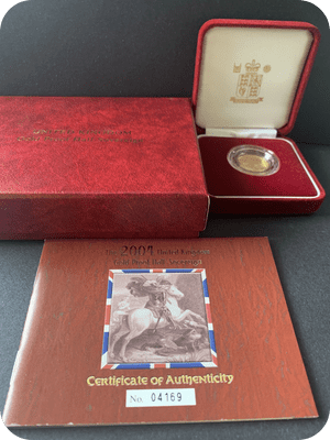 2004 Proof Half  Gold Sovereign