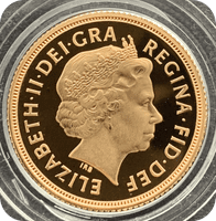 2005 Proof Full Gold Sovereign Upgrade from Bullion 2005 Full sovereign