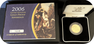 2006 Proof Full Gold Sovereign