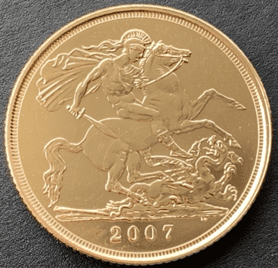2007 Gold Sovereign