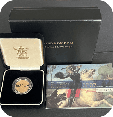 2007 Proof Full Gold Sovereign