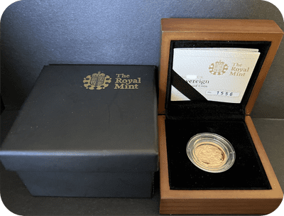 2008 Proof Full Gold Sovereign