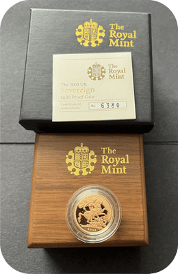 2009 Proof Full Gold Sovereign