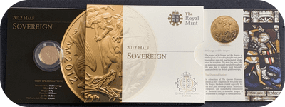 2012 Gold Half Sovereign Sealed Presentation Card