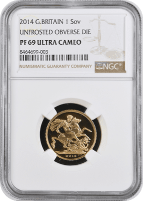 2014 Mule Mint Error Full Gold Sovereign