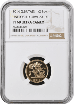 2014 Mule Mint Error Half  Gold Sovereign