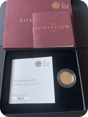2016  Gold Sovereign Brilliant Uncirculated  High Quality Strike
