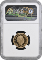 2017  Piedfort Proof Full Gold Sovereign  NGC PF70