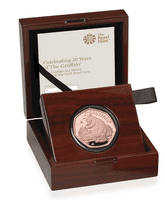 2019 The Gruffalo & Mouse  UK 50p Gold Proof Coin