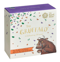 2019 The Gruffalo & Mouse  UK 50p Gold Proof Coin