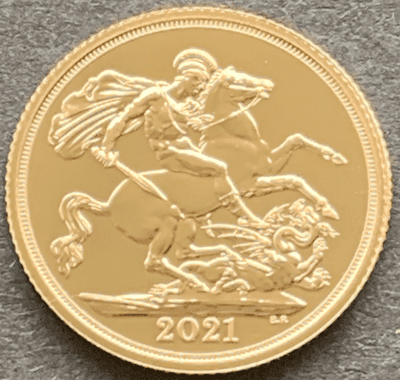 2021 Full Gold Sovereign
