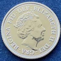 2021 Full Gold Sovereign in a  Luxury Wooden Case