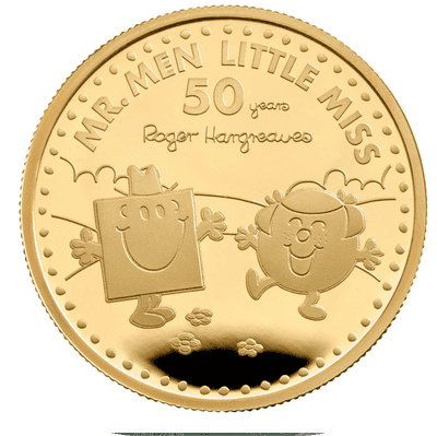 2021 Mr Men & Little Miss   1/4 Ounce Gold Proof coin