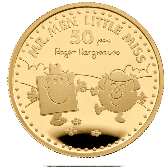2021 Mr Men & Little Miss   1/4 Ounce Gold Proof coin