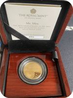 2021  Mr Men & Little Miss - Mr Happy  1/4 Ounce Gold Proof coin