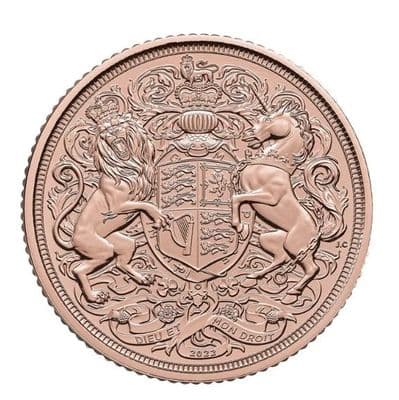 2022   Charles III  Full Gold Memorial Sovereign