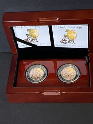 2022 Last QEII  & First Charles III  Full Gold Sovereigns