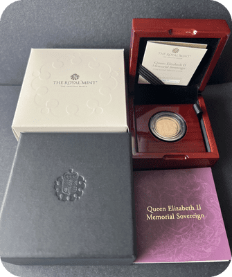 2022  Proof Full Gold Memorial  Sovereign
